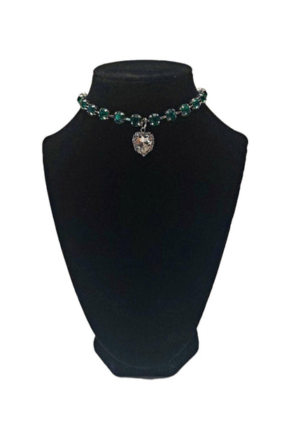 Pet Necklace Emerald