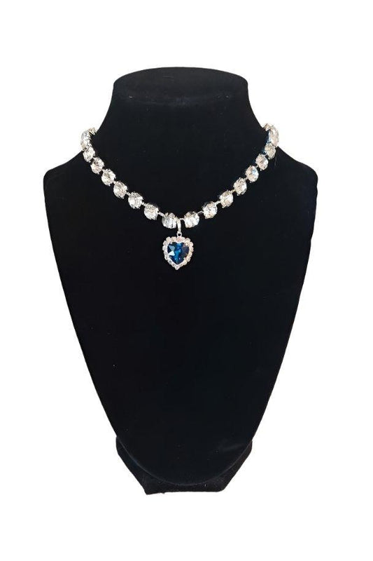 Pet Necklace  Snowy's Crystal "Hope" Diamond