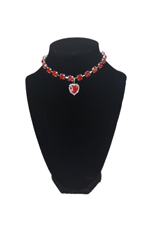 Pet Necklace Ruby