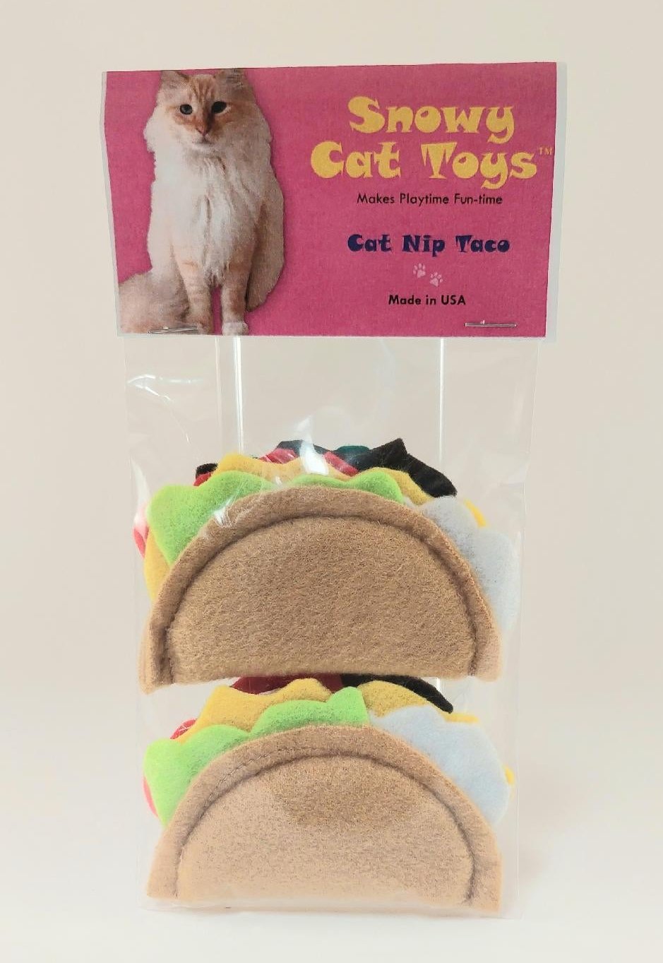 Cat Nip Taco Toy 2 Pack